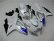 2006-2007 White Blue Suzuki GSXR 600/750 Motorcylce Fairings 2006-2007 White Blue Suzuki GSXR 600/750 Motorcylce Fairings