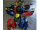 2006-2007 Red Blue Suzuki GSXR 600/750 Motorbike Fairing 2006-2007 Red Blue Suzuki GSXR 600/750 Motorbike Fairing