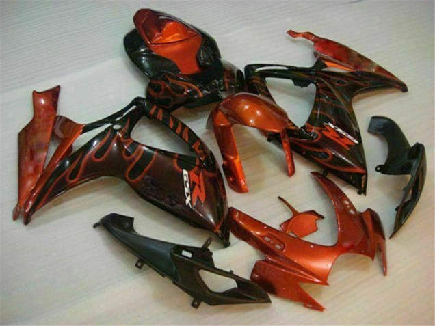 2006-2007 Red Suzuki GSXR 600/750 Motorbike Fairings 2006-2007 Red Suzuki GSXR 600/750 Motorbike Fairings