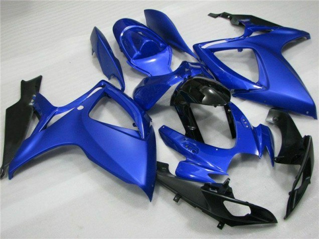 2006-2007 Blue Black Suzuki GSXR 600/750 Full Replacement Fairings & Bodywork 2006-2007 Blue Black Suzuki GSXR 600/750 Full Replacement Fairings & Bodywork