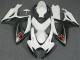 2006-2007 White Suzuki GSXR 600/750 Motorcycle Fairing Kits 2006-2007 White Suzuki GSXR 600/750 Motorcycle Fairing Kits