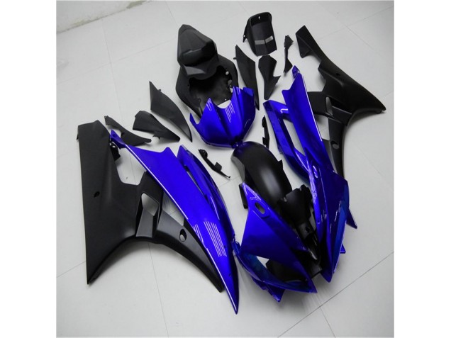 2006-2007 Blue Black Yamaha YZF R6 Motorcycle Replacement Fairings & Bodywork 2006-2007 Blue Black Yamaha YZF R6 Motorcycle Replacement Fairings & Bodywork
