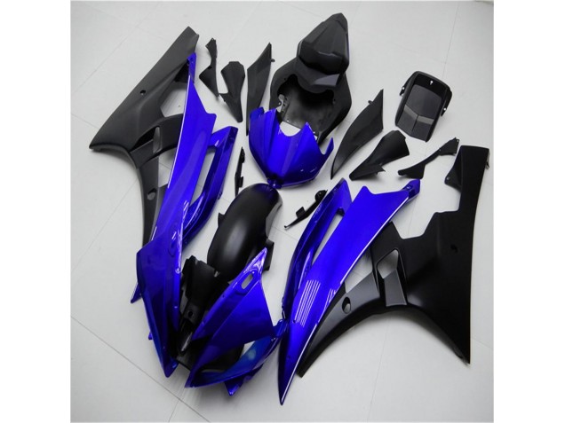 2006-2007 Blue Black Yamaha YZF R6 Motorcycle Replacement Fairings & Bodywork 2006-2007 Blue Black Yamaha YZF R6 Motorcycle Replacement Fairings & Bodywork