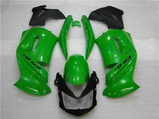 2006-2008 Green Kawasaki EX650 Motorcycle Fairing Kit 2006-2008 Green Kawasaki EX650 Motorcycle Fairing Kit