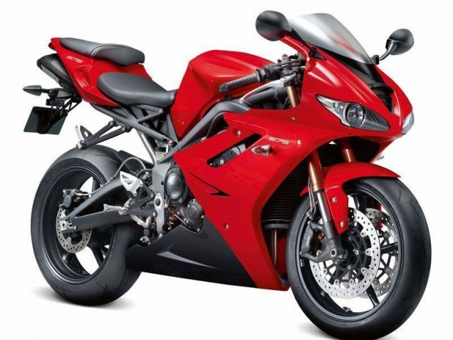 2006-2008 Red Black Triumph Daytona 675 Triple Motorcycle Fairings 2006-2008 Red Black Triumph Daytona 675 Triple Motorcycle Fairings