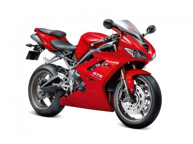 2006-2008 Red Triumph Daytona 675 Triple Motorbike Fairing 2006-2008 Red Triumph Daytona 675 Triple Motorbike Fairing