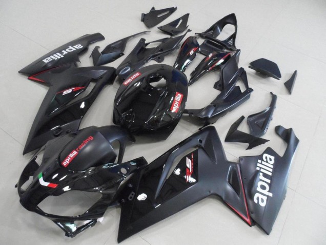 2006-2011 Black and Matte Black Aprilia RS125 Replacement Fairings 2006-2011 Black and Matte Black Aprilia RS125 Replacement Fairings