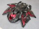 2006-2011 Black Red Kawasaki ZX14R ZZR1400 Bike Fairings