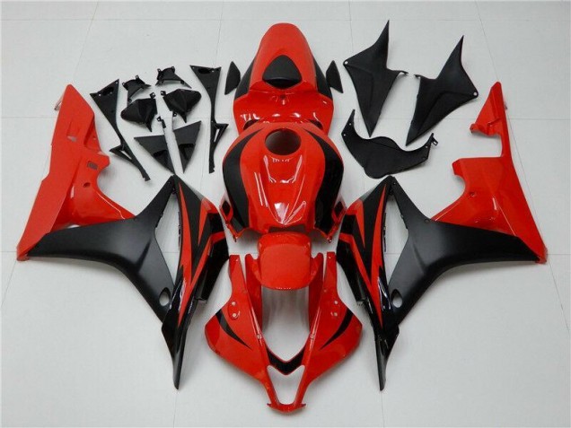 2007-2008 Black Red Honda CBR600RR Motorcycle Fairing Kit 2007-2008 Black Red Honda CBR600RR Motorcycle Fairing Kit