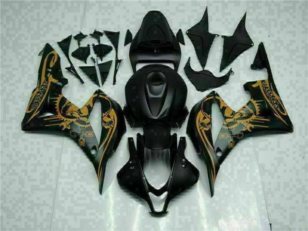 2007-2008 Black Honda CBR600RR Motorcycle Fairing 2007-2008 Black Honda CBR600RR Motorcycle Fairing