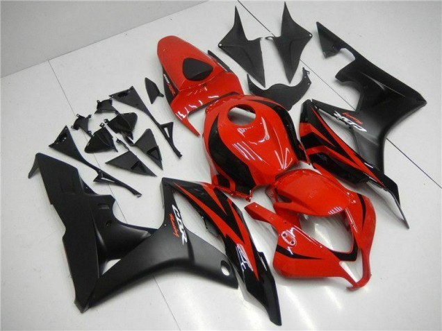 2007-2008 Black Red Honda CBR600RR Motor Bike Fairings 2007-2008 Black Red Honda CBR600RR Motor Bike Fairings