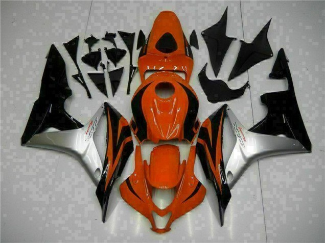 2007-2008 Black Red Silver Honda CBR600RR Motor Fairings 2007-2008 Black Red Silver Honda CBR600RR Motor Fairings
