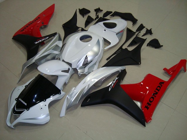 2007-2008 White Black Red Honda CBR600RR Bike Fairing 2007-2008 White Black Red Honda CBR600RR Bike Fairing