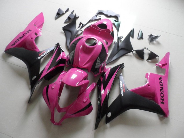 2007-2008 Pink Black Honda CBR600RR Motorbike Fairings 2007-2008 Pink Black Honda CBR600RR Motorbike Fairings