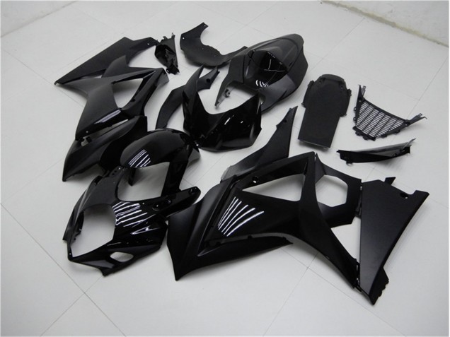 2007-2008 Glossy Matte Black Suzuki GSXR 1000 K7 Replacement Fairings 2007-2008 Glossy Matte Black Suzuki GSXR 1000 K7 Replacement Fairings