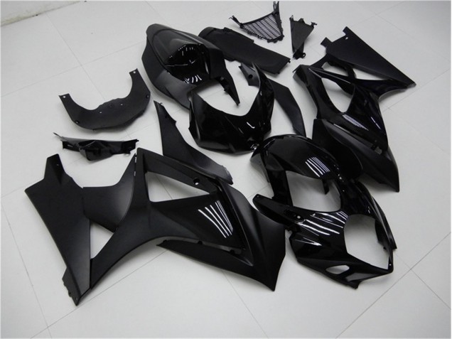 2007-2008 Glossy Matte Black Suzuki GSXR 1000 K7 Replacement Fairings 2007-2008 Glossy Matte Black Suzuki GSXR 1000 K7 Replacement Fairings