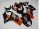 2007-2008 Orange Black Suzuki GSXR 1000 K7 Motor Fairings 2007-2008 Orange Black Suzuki GSXR 1000 K7 Motor Fairings