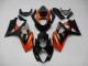 2007-2008 Orange Black Suzuki GSXR 1000 K7 Motor Fairings 2007-2008 Orange Black Suzuki GSXR 1000 K7 Motor Fairings
