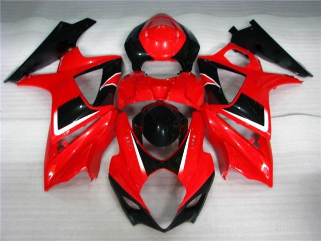 2007-2008 Red Black Suzuki GSXR 1000 K7 Bike Fairings 2007-2008 Red Black Suzuki GSXR 1000 K7 Bike Fairings
