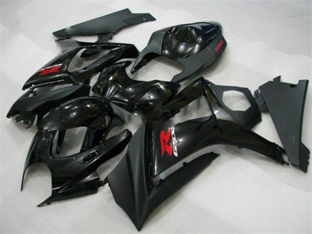 2007-2008 Black Suzuki GSXR 1000 K7 Motorcycle Fairing Kits 2007-2008 Black Suzuki GSXR 1000 K7 Motorcycle Fairing Kits