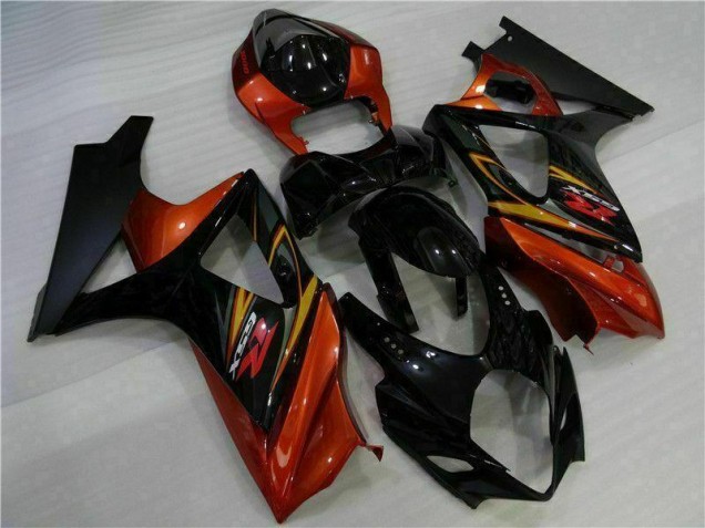 2007-2008 Black Suzuki GSXR 1000 K7 Motorcycle Fairing Kit 2007-2008 Black Suzuki GSXR 1000 K7 Motorcycle Fairing Kit