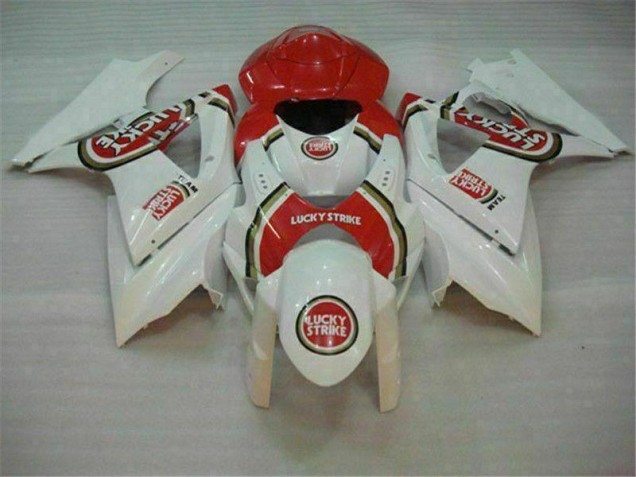 2007-2008 Red White Suzuki GSXR 1000 K7 Motor Bike Fairings 2007-2008 Red White Suzuki GSXR 1000 K7 Motor Bike Fairings