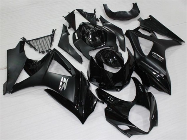 2007-2008 Black Suzuki GSXR 1000 K7 Motorcycle Replacement Fairings 2007-2008 Black Suzuki GSXR 1000 K7 Motorcycle Replacement Fairings