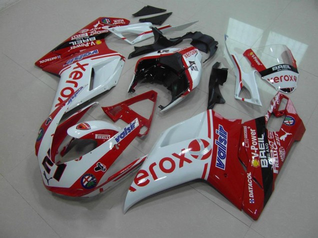 2007-2014 OEM Style Xerox Ducati 848 1098 1198 Motorcycle Replacement Fairings 2007-2014 OEM Style Xerox Ducati 848 1098 1198 Motorcycle Replacement Fairings