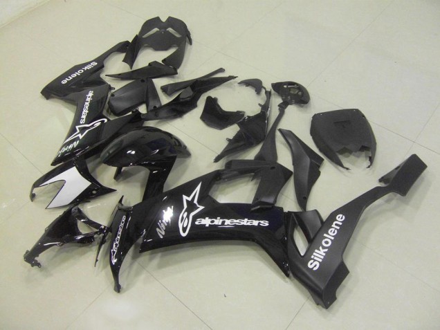 2008-2010 Black Silkolene Kawasaki ZX10R Bike Fairings 2008-2010 Black Silkolene Kawasaki ZX10R Bike Fairings