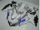 2008-2010 White Silver Blue Suzuki GSXR 600/750 Motorcycle Fairings Kit 2008-2010 White Silver Blue Suzuki GSXR 600/750 Motorcycle Fairings Kit