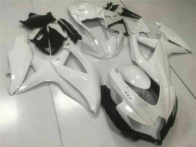 2008-2010 White Suzuki GSXR 600/750 Motorcylce Fairings 2008-2010 White Suzuki GSXR 600/750 Motorcylce Fairings