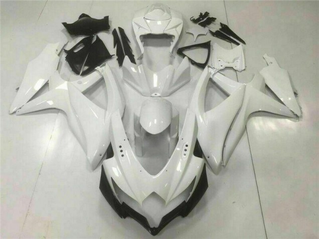 2008-2010 White Suzuki GSXR 600/750 Motorcylce Fairings 2008-2010 White Suzuki GSXR 600/750 Motorcylce Fairings