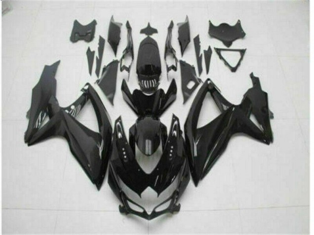 2008-2010 Black Suzuki GSXR 600/750 Motorcycle Fairing 2008-2010 Black Suzuki GSXR 600/750 Motorcycle Fairing