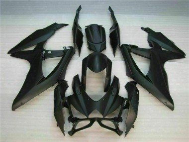 2008-2010 Black Suzuki GSXR 600/750 Motorcyle Fairings
