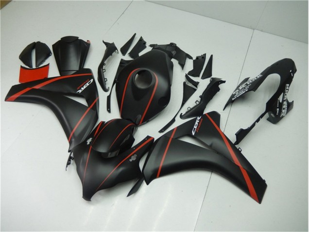 2008-2011 Matte Black Red Honda CBR1000RR Motorcycle Fairing 2008-2011 Matte Black Red Honda CBR1000RR Motorcycle Fairing