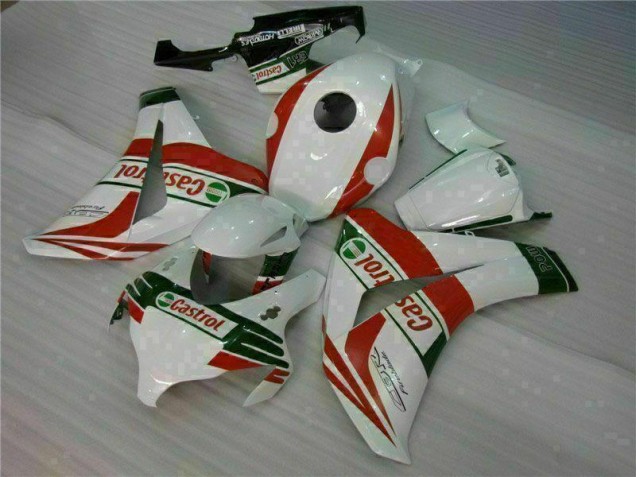 2008-2011 White Red Honda CBR1000RR Motorcycle Replacement Fairings
