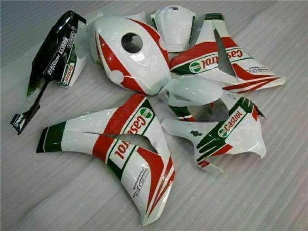 2008-2011 White Red Honda CBR1000RR Motorcycle Replacement Fairings