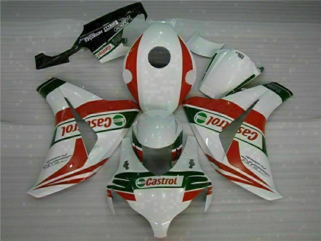 2008-2011 White Red Honda CBR1000RR Motorcycle Replacement Fairings
