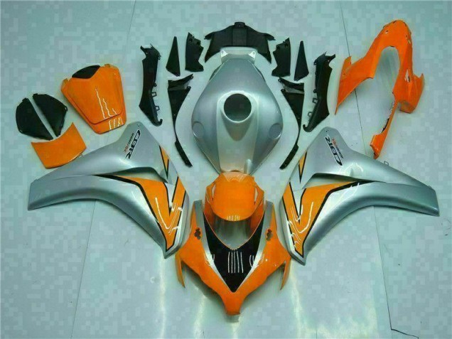 2008-2011 Orange Silver Honda CBR1000RR Motorcyle Fairings 2008-2011 Orange Silver Honda CBR1000RR Motorcyle Fairings