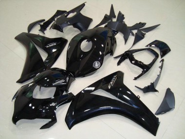 2008-2011 Glossy Black Chrome Decals Honda CBR1000RR Replacement Motorcycle Fairings