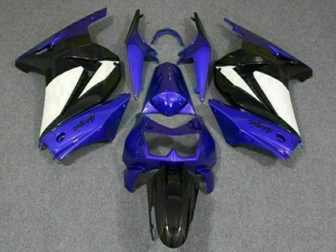 2008-2012 Blue White Black Ninja Kawasaki EX250 Motorbike Fairing