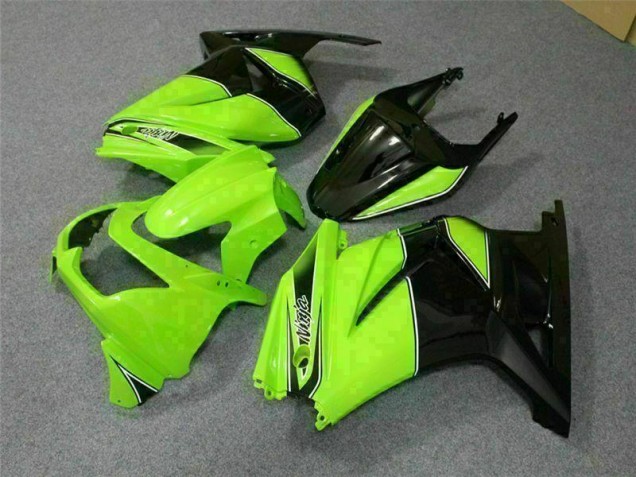 2008-2012 Green Black Ninja Kawasaki EX250 Motor Bike Fairings 2008-2012 Green Black Ninja Kawasaki EX250 Motor Bike Fairings