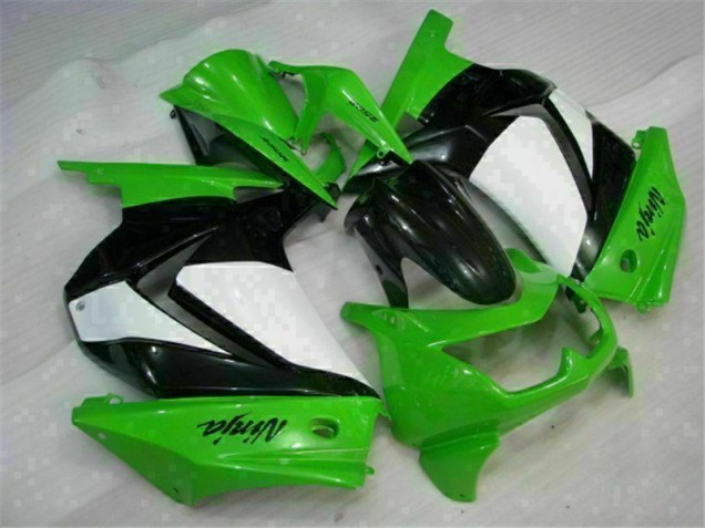 2008-2012 Green Black Ninja Kawasaki EX250 Moto Fairings 2008-2012 Green Black Ninja Kawasaki EX250 Moto Fairings