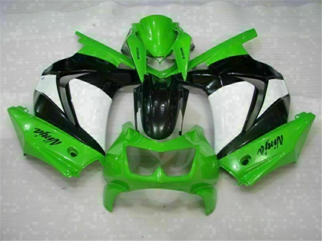2008-2012 Green Black Ninja Kawasaki EX250 Moto Fairings 2008-2012 Green Black Ninja Kawasaki EX250 Moto Fairings