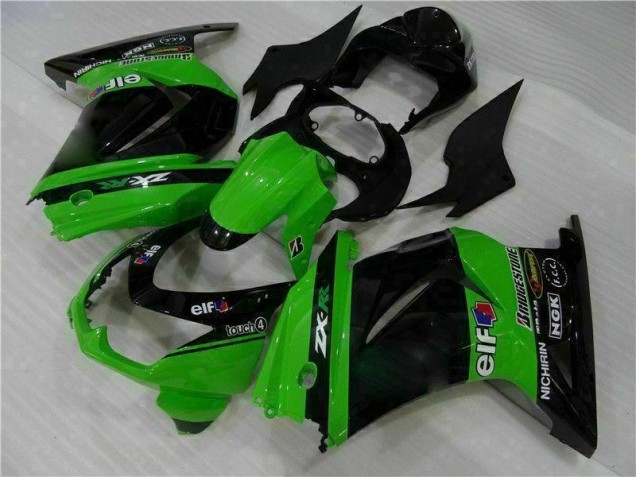 2008-2012 Black Green Kawasaki EX250 Motorcylce Fairings 2008-2012 Black Green Kawasaki EX250 Motorcylce Fairings