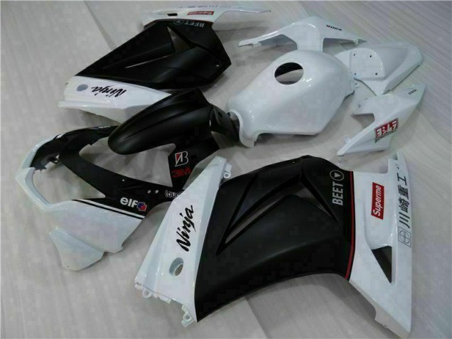 2008-2012 White Black Ninja Kawasaki EX250 Motorbike Fairings 2008-2012 White Black Ninja Kawasaki EX250 Motorbike Fairings