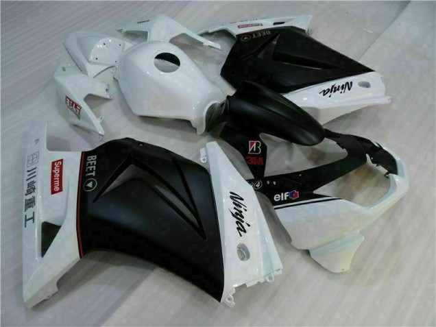 2008-2012 White Black Ninja Kawasaki EX250 Motorbike Fairings 2008-2012 White Black Ninja Kawasaki EX250 Motorbike Fairings