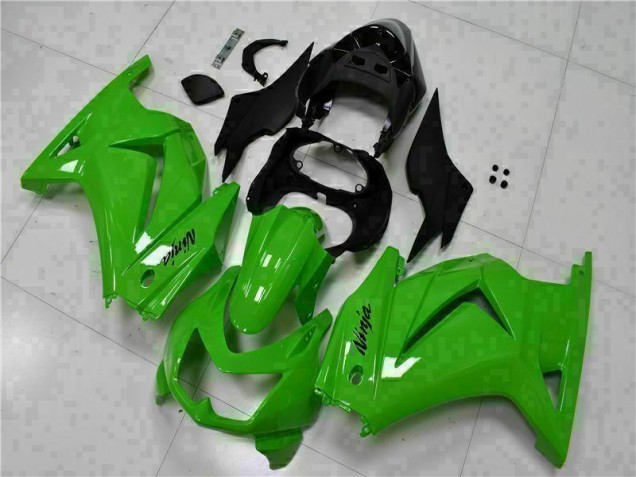 2008-2012 Green Black Ninja Kawasaki EX250 Motorcycle Fairing Kits 2008-2012 Green Black Ninja Kawasaki EX250 Motorcycle Fairing Kits