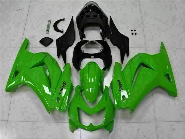 2008-2012 Green Black Ninja Kawasaki EX250 Motorcycle Fairing Kits 2008-2012 Green Black Ninja Kawasaki EX250 Motorcycle Fairing Kits