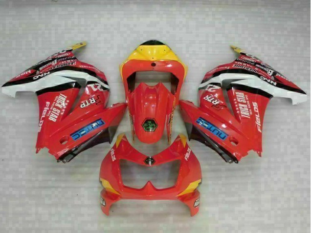 2008-2012 Red Yellow Kawasaki EX250 Motorcycle Fairing Kit 2008-2012 Red Yellow Kawasaki EX250 Motorcycle Fairing Kit